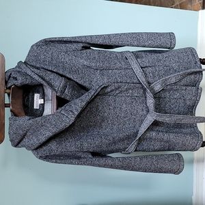 Merona jacket XXL with hood, pockets and belt